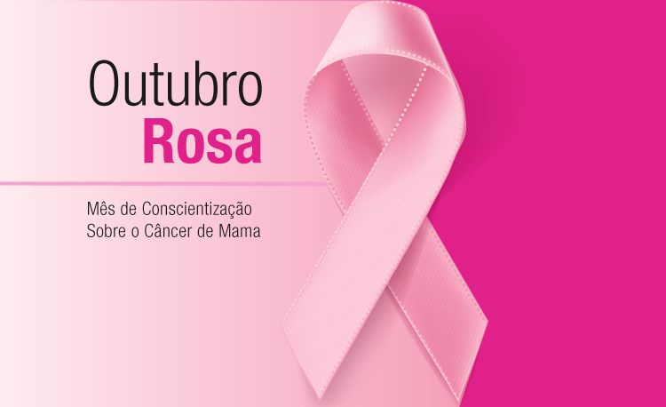 Outubro Rosa campanha conscientiza para o controle do câncer de mama