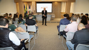 João Paulo Moreira de Mello, presidente do CSP-MG, fez a abertura do IV Workshop Conhecer para Proteger