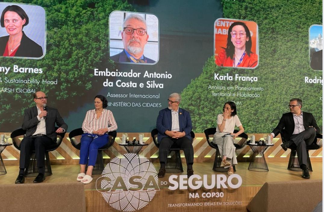 Casa do Seguro na COP30: Seguro tem relevância na criação de cidades resilientes