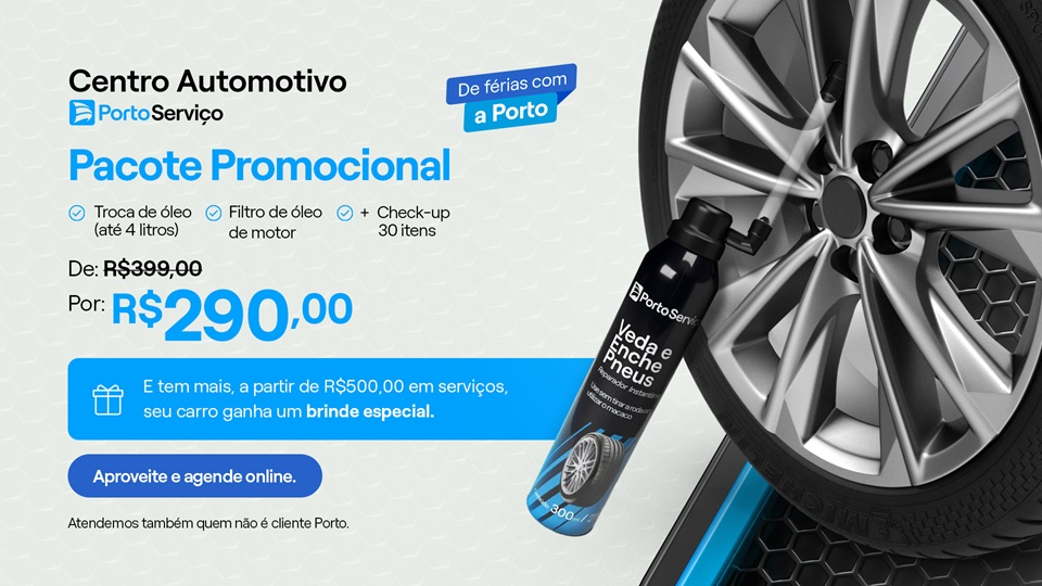 Centros Automotivos Porto Serviço prorrogam promoção de revisão até o fim de dezembro