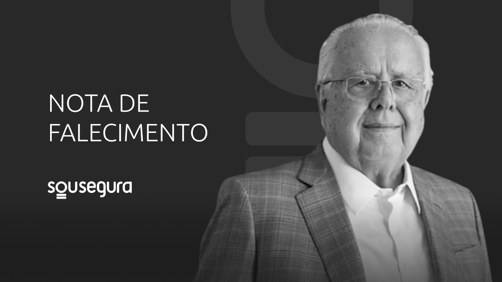 Sou Segura manifesta pesar com o falecimento do jurista Mattos Filho