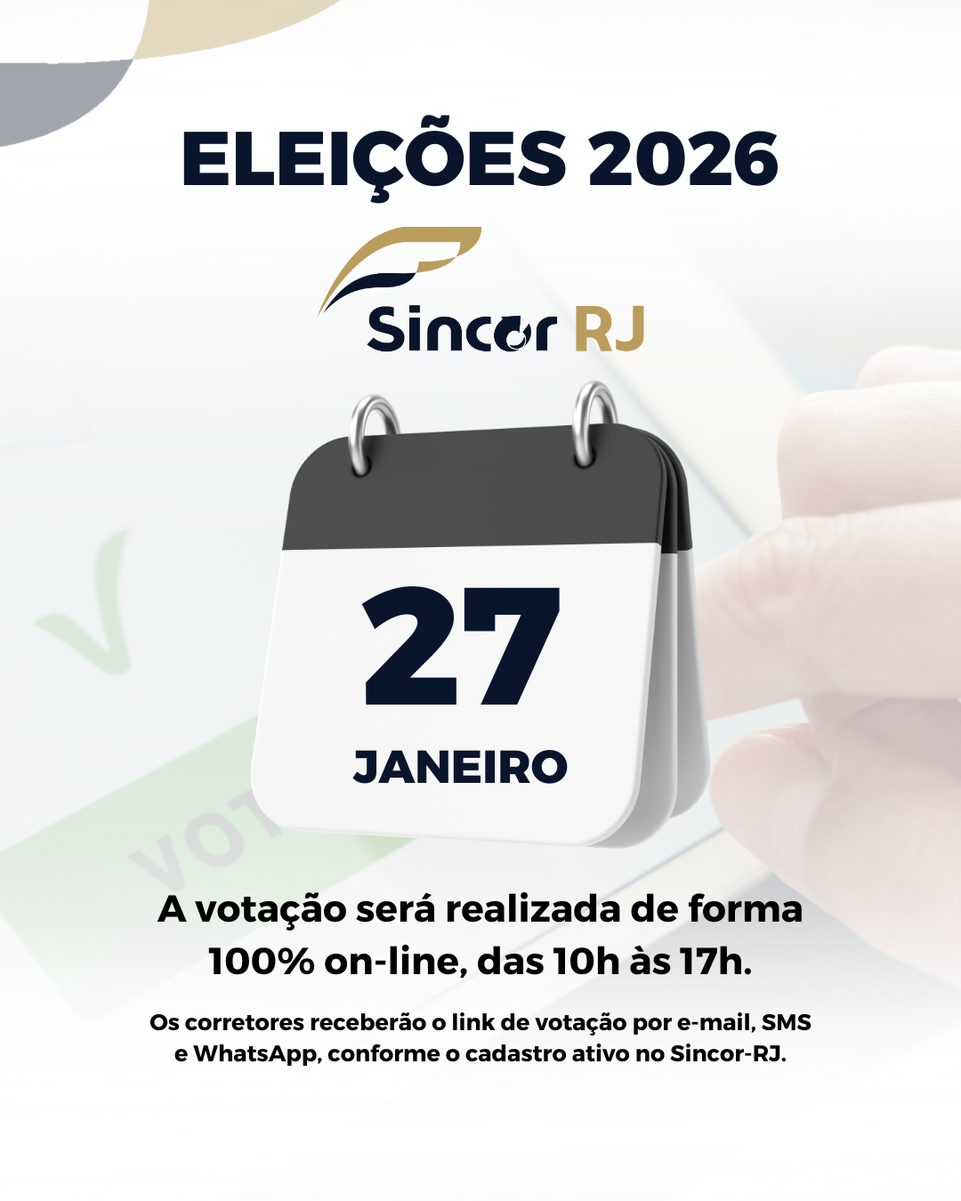 Sincor-RJ realiza primeira eleição 100% on-line em 93 anos de história